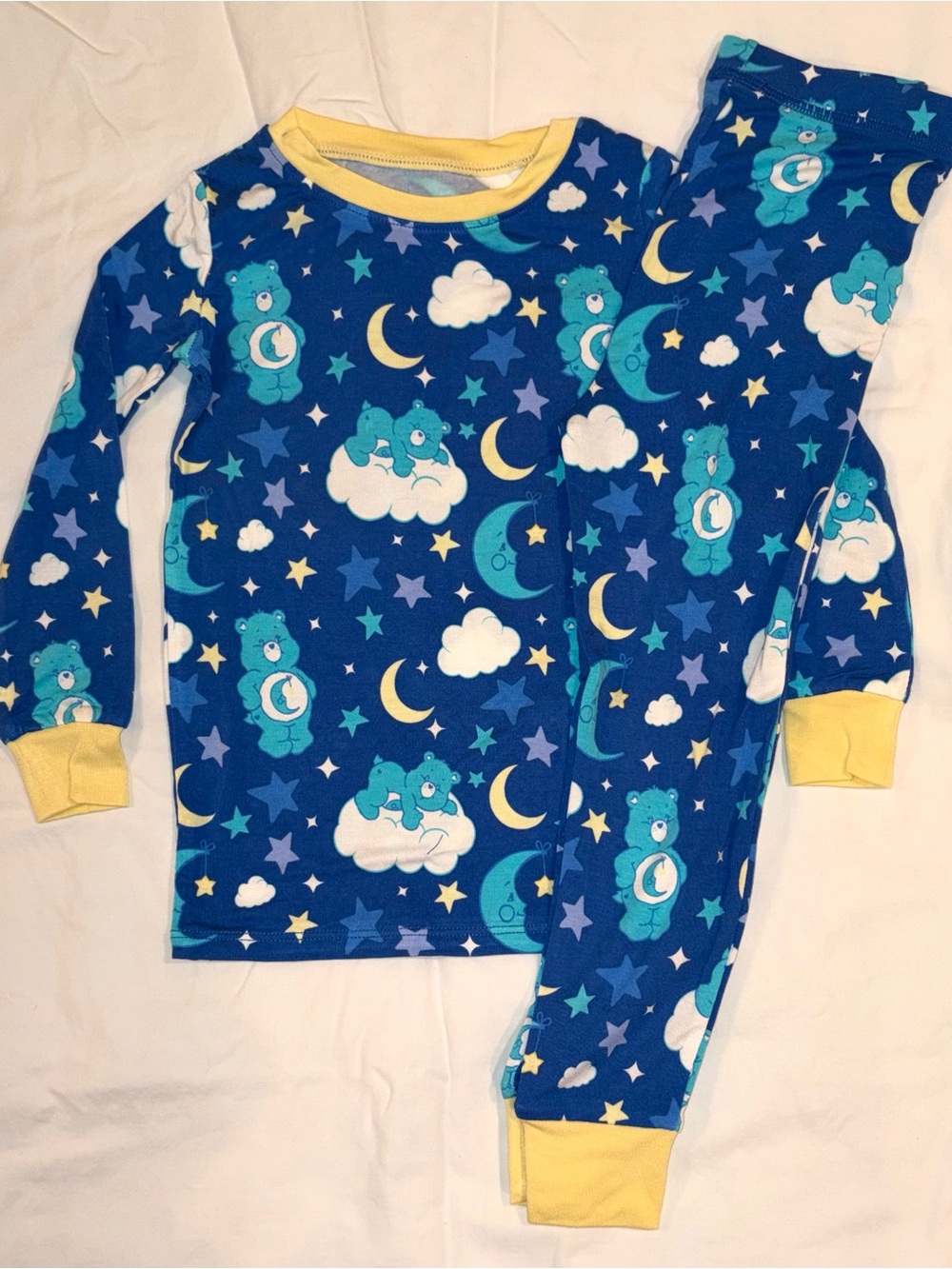 Rugged Butts +Ruffle Butts X Care Bears Bamboo 2 pc pajama set sz 2T NWT
